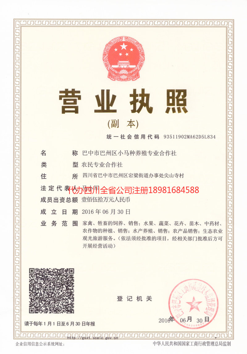 万宁万宁小马种养殖专业合作社